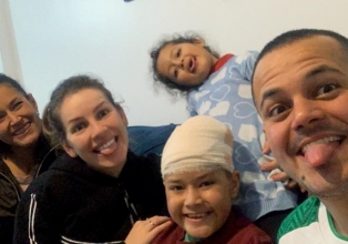 Família de Treze Tílias busca ajuda para sobrinho em tratamento contra o câncer