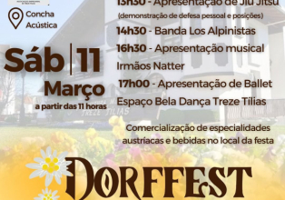Dorffest, Festa da Comunidade em Treze Tílias é neste sábado