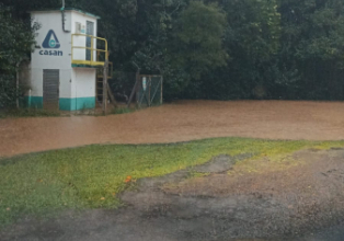 CASAN recomenda economia de água durante período de chuvas em Treze Tílias