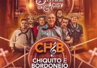 Associação Comercial e Industrial de Salto Veloso (ACISV) promove baile Chiquito e Bordoneio