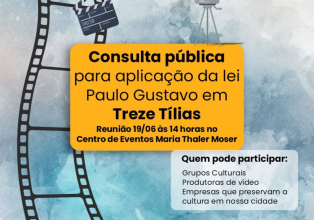 Treze Tílias realiza reunião de Consulta Pública sobre a Lei Paulo Gustavo