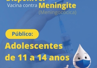 Secretaria de Saúde disponibiliza vacinas contra a meningite 