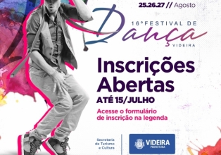 Abertas inscrições para a 16º edição do Festival de Dança de Videira