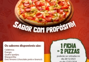 Espaço Diversittá e clubes de serviço de Treze Tílias promovem pizza solidária