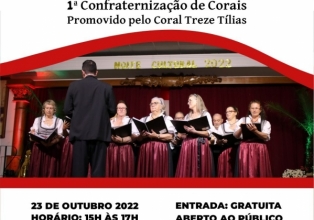 Treze Tílias promove a 1ª Confraternização de Corais  o Fröhlicher Tag