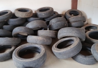 Secretaria de Saúde de Treze Tílias inicia campanha de recolhimento de pneus descartados 