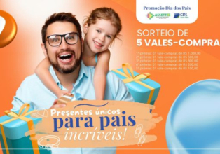 ASSETT/CDL lançam Promoção do Dia dos Pais com sorteio de vale-compras