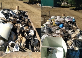 Secretaria de Agricultura de Treze Tílias inicia a coleta de lixo no interior do município