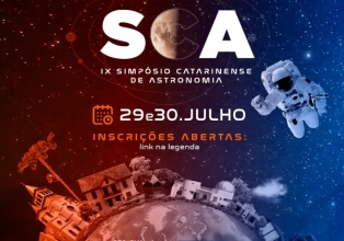 Videira será sede do IX Simpósio Catarinense de Astronomia