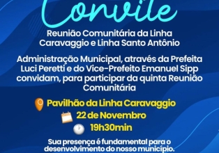 Iomerê realiza reunião Comunitária na Linha Caravaggio