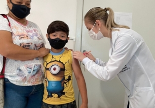 Vacinação da COVID-19 para crianças menores de 10 anos teve início em Treze Tílias