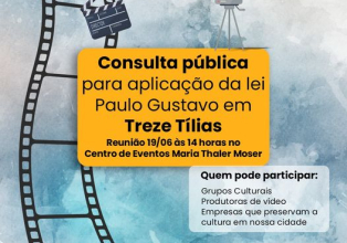 Treze Tílias realiza reunião de Consulta Pública sobre a Lei Paulo Gustavo
