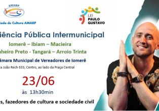 AMARP realiza Audiência Pública Intermunicipal sobre a Lei Paulo Gustavo