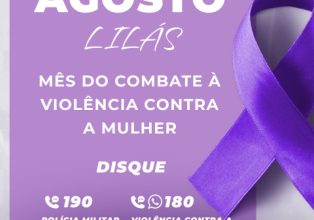 Agosto Lilás: Município de Joaçaba promove ações alusivas a Campanha de Conscientização e Apoio no Combate à Violência contra a Mulher
