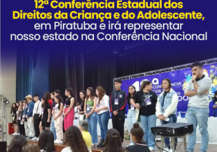Aluno do município vai representar Santa Catarina na Conferência Nacional dos Direitos da Criança e do Adolescente em Brasília.