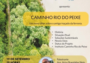 Projeto Caminho Rio do Peixe mobiliza engenheiros e arquitetos