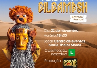 Essaé Cia de Teatro de Joinville se apresenta em Treze Tílias com a peça Gilgamesh