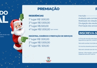 Água Doce promove concurso de decoração natalina com R$ 7 mil reais em prêmios
