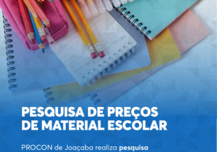 PROCON de Joaçaba realiza pesquisa de preços de material escolar