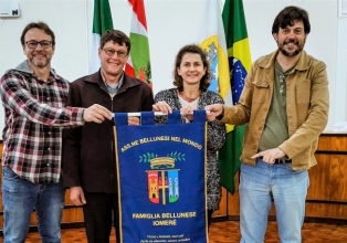 Comitiva de Iomerê viaja à Itália para concluir projeto de intercâmbio
