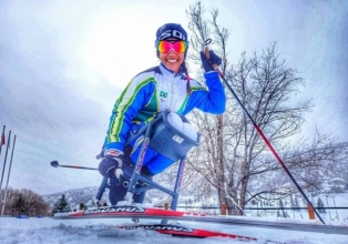 Aline Rocha é campeã no Mundial Paralímpico de esqui cross-country