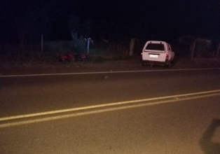 Homem morre em acidente envolvendo moto e veiculo no interior de Campos Novos