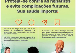 Secretaria municipal de saúde orienta população a se prevenir contra a hepatite