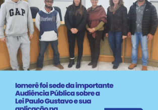 Municípios da região participam de audiência público para debater a lei Paulo Gustavo 