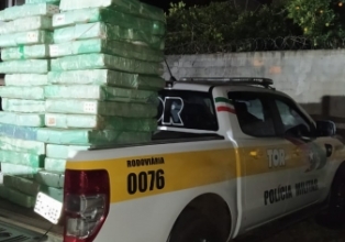 702 kg de maconha são apreendidos em Chapecó na noite de ontem