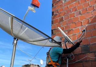 Troca de antenas parabólicas chega a 664 municípios