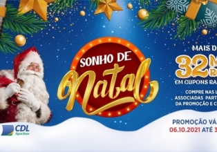 Encerra também nesta sexta-feira campanha Sonho de Natal da CDL de Água Doce