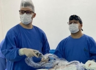Tumor, pesando mais de cinco quilos, é retirado em cirurgia realizada no HUST